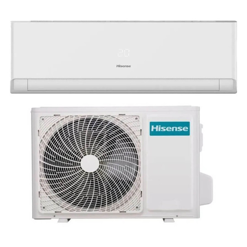 Hisense 1Ton Split Air Conditioner, Rotary Compressor, 12000 BTU Heat-Cool Warranty 1Year full 5Years Compressor AS-12HR4SMSCA