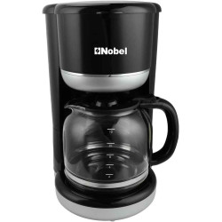 Nobel Coffee Machine Black 1.5 Litre 12 Cups Auto Keep Warm Function Boiling Dry Protection Dishwasher Safe NCM10