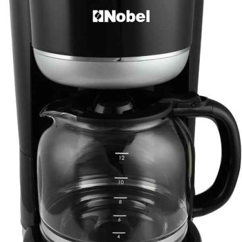 Nobel Coffee Machine Black 1.5 Litre 12 Cups Auto Keep Warm Function Boiling Dry Protection Dishwasher Safe NCM10