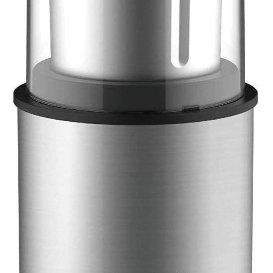 Nobel Portable Coffee Grinder 75 Gm Stainless Steel Jar and Transparent main cover  1Pc Dry & 1Pc Wet Grinder Jar NB805