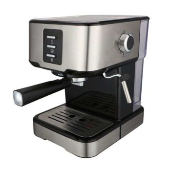 Nobel Coffee Machine, 1.5L Detachable Water Tank, Dual Stainless Steel Filter, 15 Bar Pressure Pump, Adjustable Steam Knob NCM21