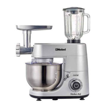 Nobel 3 in 1 Food Processor Multifunctional Stand Mixer with 7.0 L Stainless Steel Bowl & 1.5L Juicer Blender with 6 Speeds For A Variety Of Mixing Tasks NBM100S