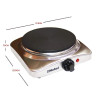 Nobel Hot Plate 1500W Single Burner Silver Model - NHP401SS