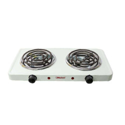 Nobel Hot Plate White Double NHPS002