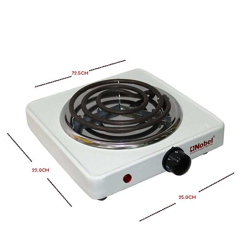 Nobel Hot Plate White Single NHPS001
