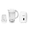 Nobel Table Top Blender White 1.2 Litre  Grinder Cup Stainless Steel Blade NB111L