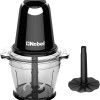 Nobel Chopper Black 1 Litre Glass Bowl Plastic Body NCFP363