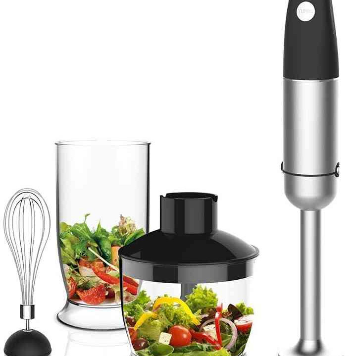 Nobel Hand Blender Stainless Steel 4 In 1 NHB444