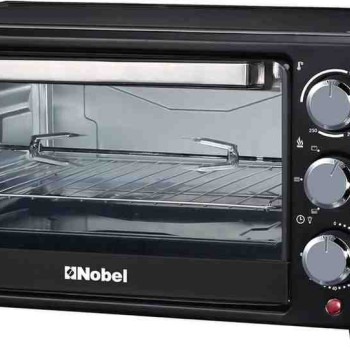 Nobel Electric Oven 18 Litres Capacity,  Rotisserie, Inner Lamp, Stainless Steel Heating Element NEO20