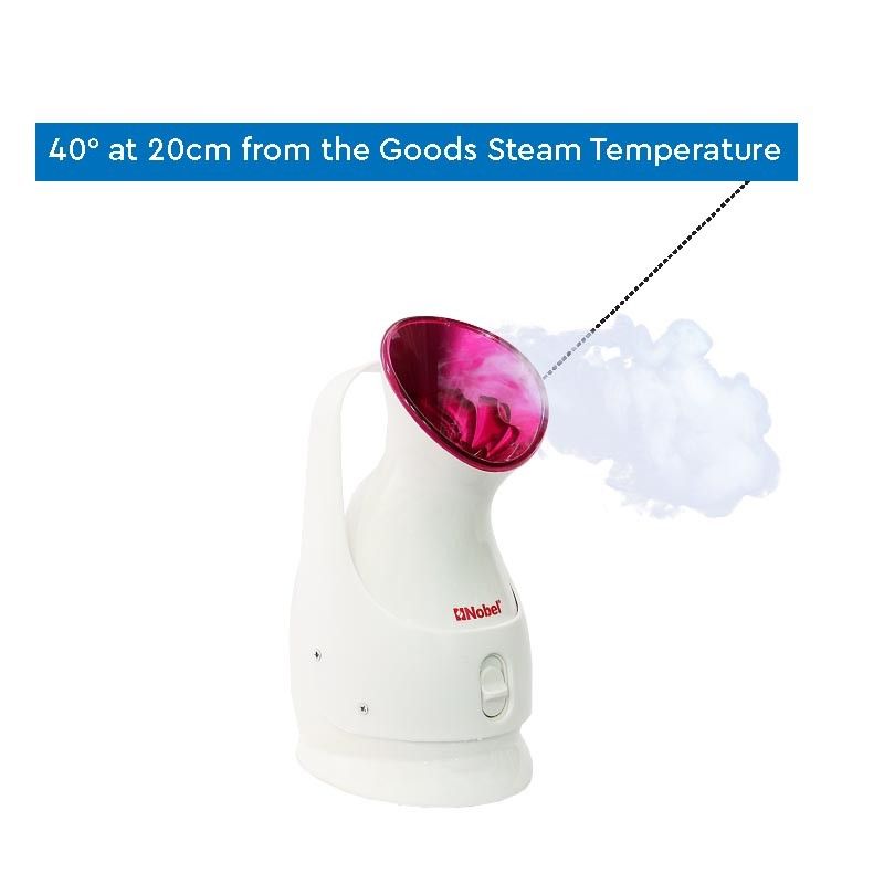 Nobel Face Steamer Color White/Pink Model-NFS100