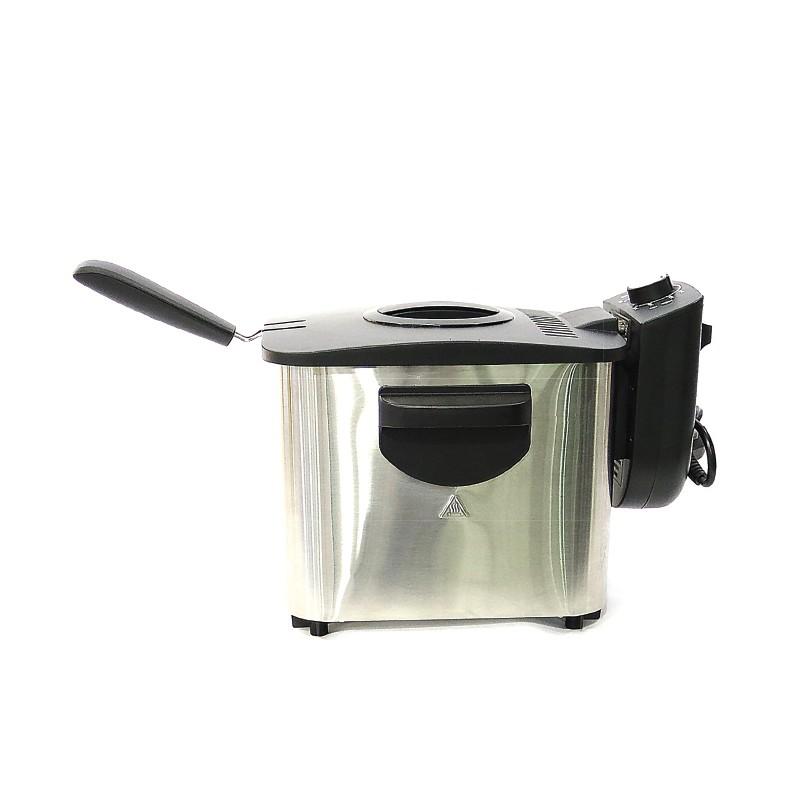 Nobel Deep Fryer with 4L Frying Capacity, Detachable Enamel Oil Tank Dishwasher Safe with Adjustable Temperature Control NDF8G