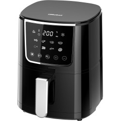 Nobel Air Fryer 4L Capacity, Multifunctional Fryer with Delay Function, Overheat Prevention, Digital Touch, 8 Preset Programs, High-Speed Air Circulation, Non-Stick (1400W) NAF600