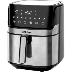 Nobel 6.5L Multifunctional Air Fryer with Digital Display – Fry Force 360° Technology for Even Cooking with Minimal Oil, 1-60 Min Timer, Adjustable Temperature NAF800