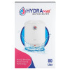 Hydramax Home Vertical Electric Water Heater 80L Inner Tank Design Italian Heating Element & Safety for Kitchen & Washroom Energy Efficient, White
