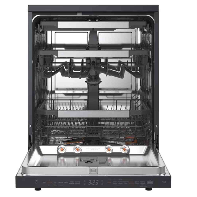 LG Dishwasher14 Place Setting Quad-Wash™ Dishwasher Machine Platinum Silver Model: DFC513FV