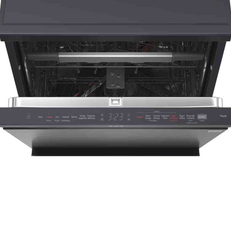 LG Dishwasher14 Place Setting Quad-Wash™ Dishwasher Machine Platinum Silver Model: DFC513FV