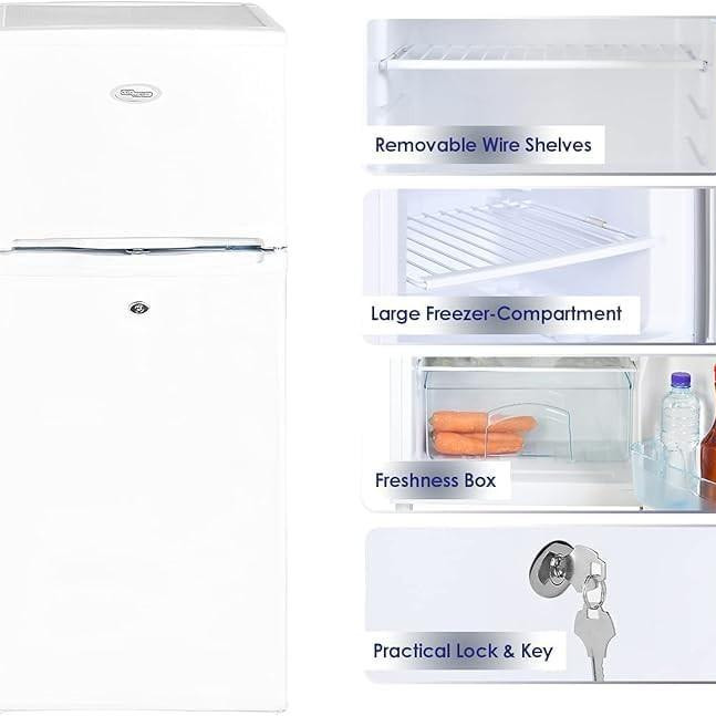 Super General 175L Double Door Refrigerator Freezer SGR175HE