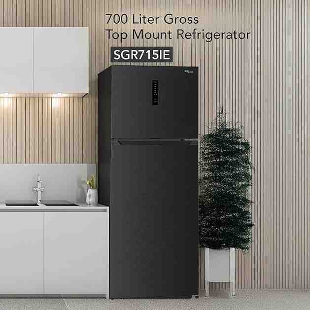 Super General 700L Top Mount Refrigerator Freezer SGR715IE, Tropical Inverter Compressor
