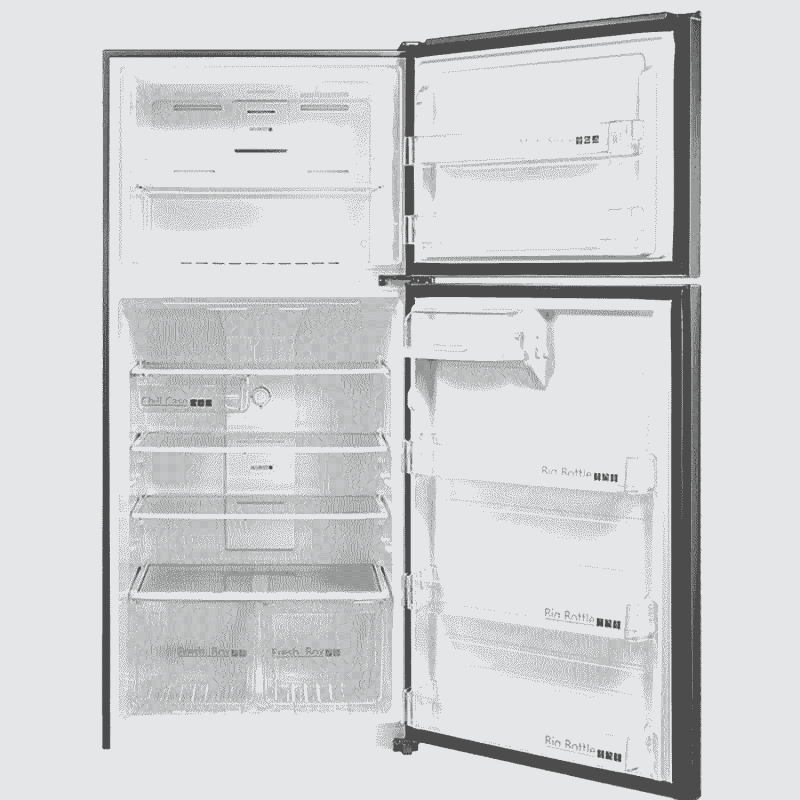 Super General 750L SGR-845-SSE Gross Top Mount Refrigerator