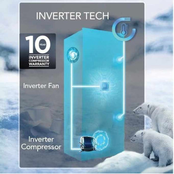 Super General 160L upright freezer Inverter Compressor SGUF201NFDCIE