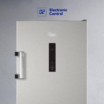 Super General 270L Upright Freezer SGUF381NFDCIE, No Frost, LED Display With Digital Control, Inverter Compressor