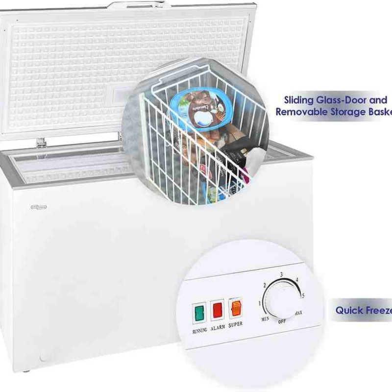 Super General Chest-Freezer 440L Sliding Glass door SGF444HE