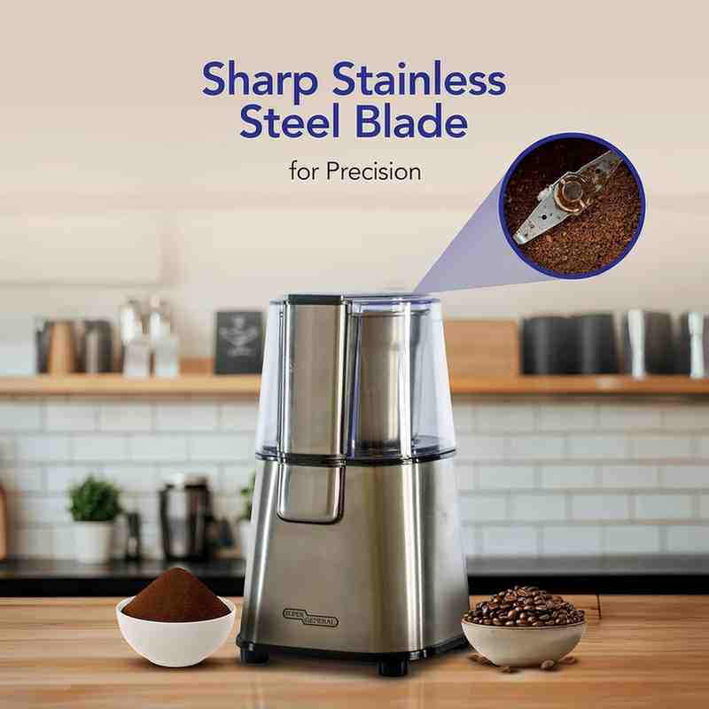 Super General Plastic Coffee Grinder, Lightweight 1.5kg SGCG91SD