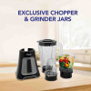 Super General 3-in-1 Blender SGBG40D, 400 watts power Mixer Chopper & Grinder