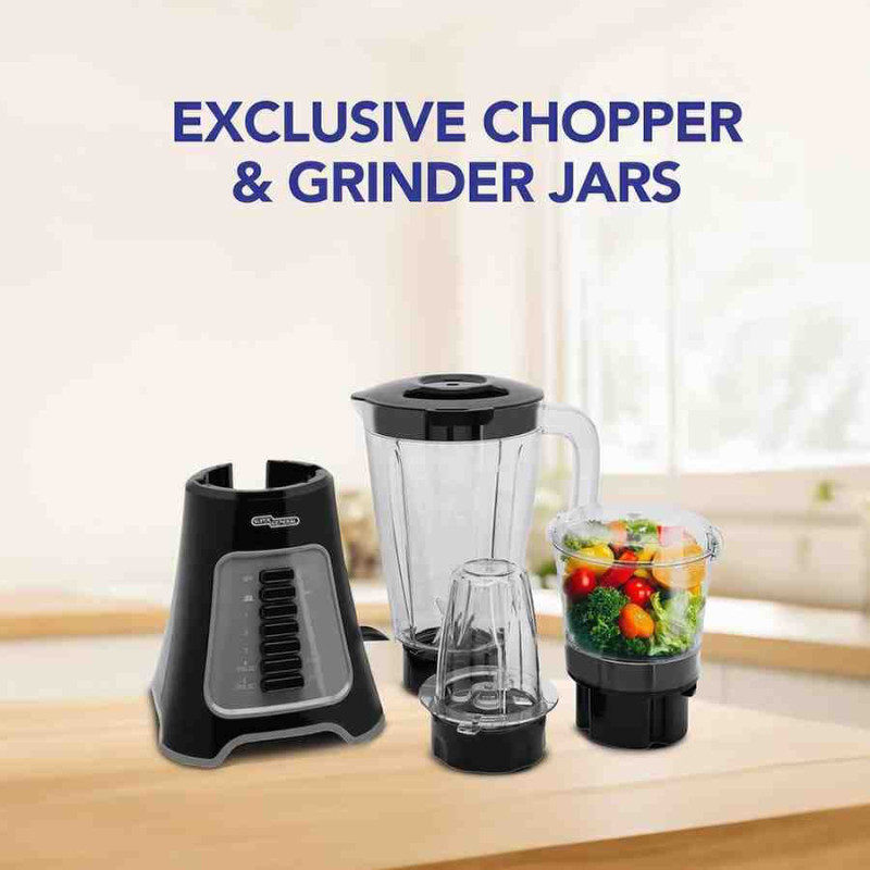Super General 3-in-1 Blender SGBG40D, 400 watts power Mixer Chopper & Grinder