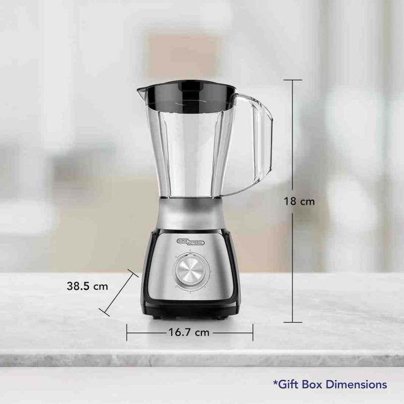 Super General 2 in 1 Counter-top Blender Grinder, 500 watts power SGBG60D