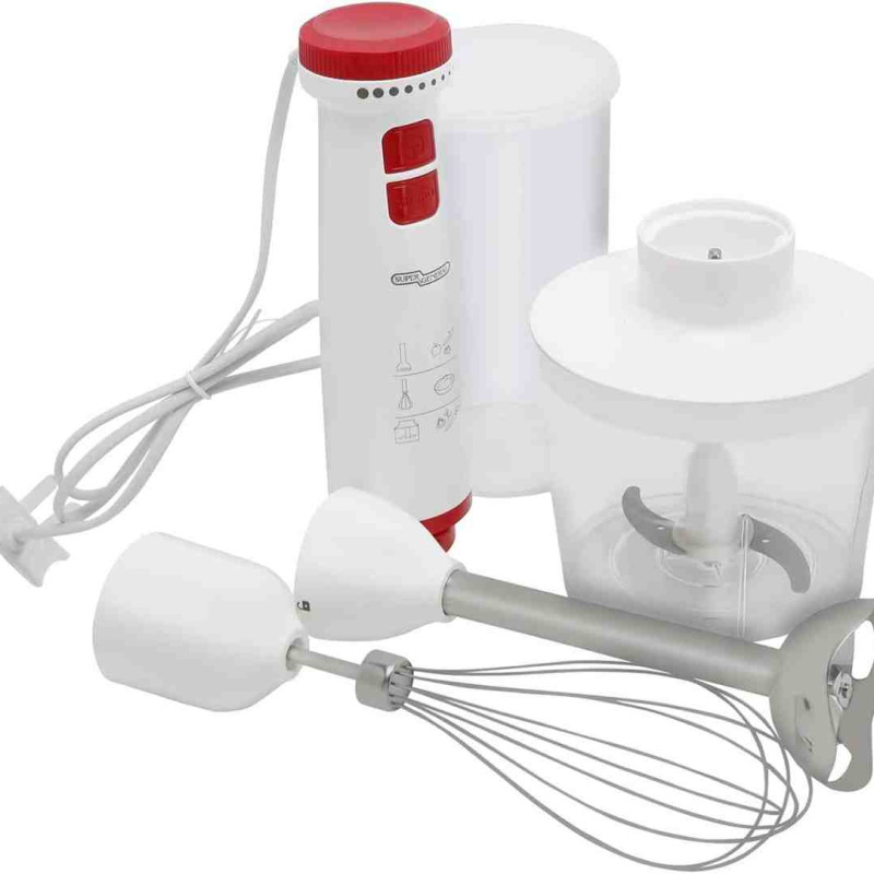 Super General Stainless Steel 3 in 1 Hand Blender SGHB196PD 600W