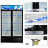 Super General 1000 Glass Liter Double-Door Upright Beverage Chiller Model SGSC1018IF
