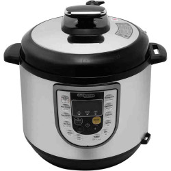 Super General 6 Liter Stainless Steel Pressure Cooker, Electric Cooker with Digital Display SGEC60DM Super General 6 Liter Stainless Steel Pressure Cooker, Electric Cooker with Digital Display SGEC60DM