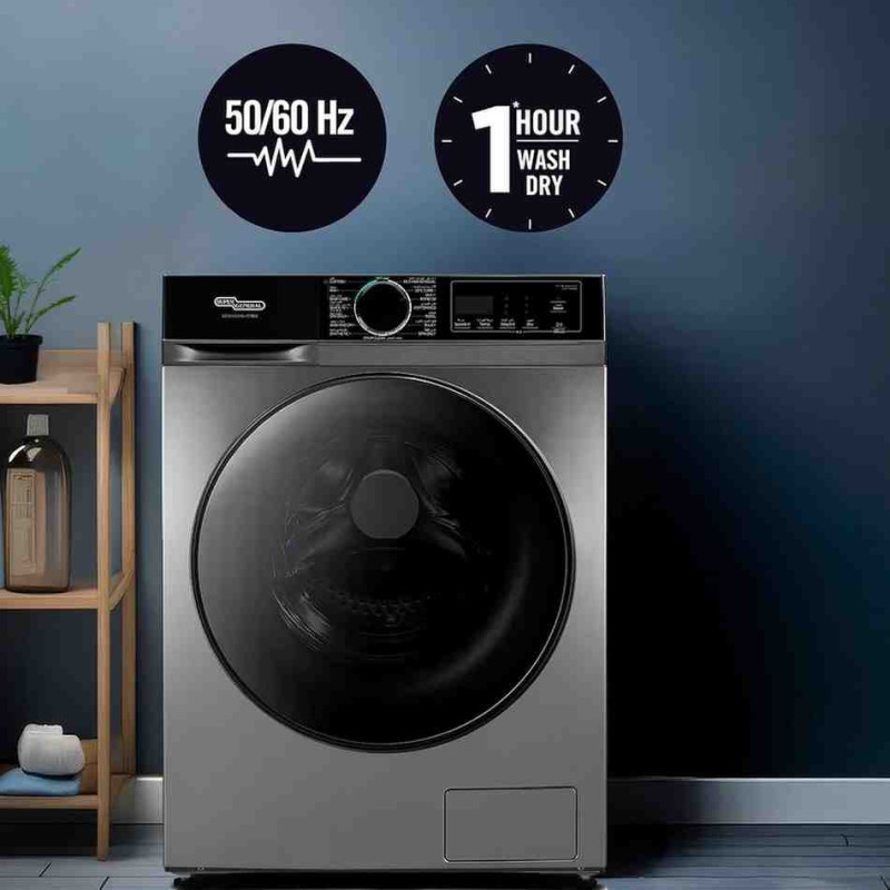Super General 9/6Kg WasherDryer SGW9650INVCMBS, InverterMotor