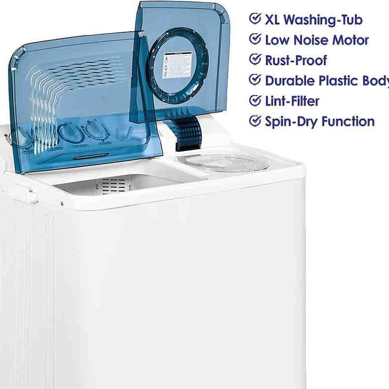 Super General 8 Kg Twin Tub Semi Automatic Washing Machine-SGW85