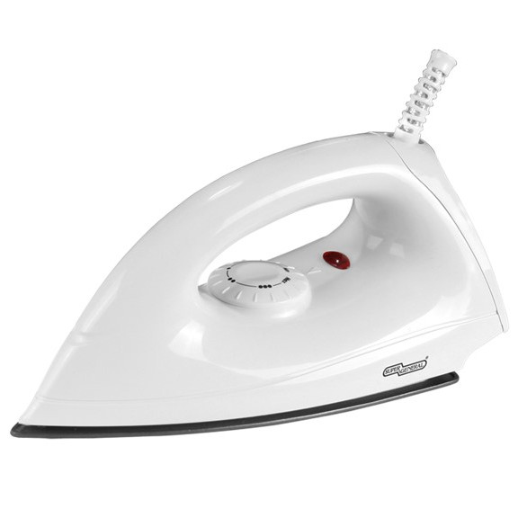 Super General Dry Iron 900-1100W,White SGI16DC