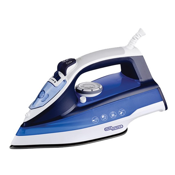 Super General Steam Iron, 2200 watts power, Teflon base-plate, Self-Cleaning  SGI65SST